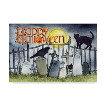 Trademark Fine Art Kathleen Parr Mckenna 'Haunting Halloween Night V' Canvas Art, 16x24 WAP04837-C1624GG